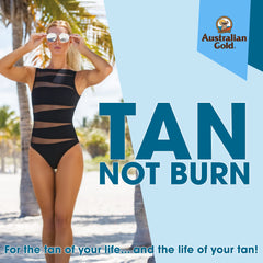 Australian Gold Hemp Nation Agave Lime Tan Extender on-skin—smooth finish with subtle lime aroma.