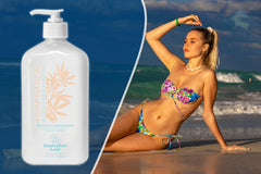 Australian Gold Hemp Nation cream texture demonstrates rich, non-greasy hydration for post-shower skin.