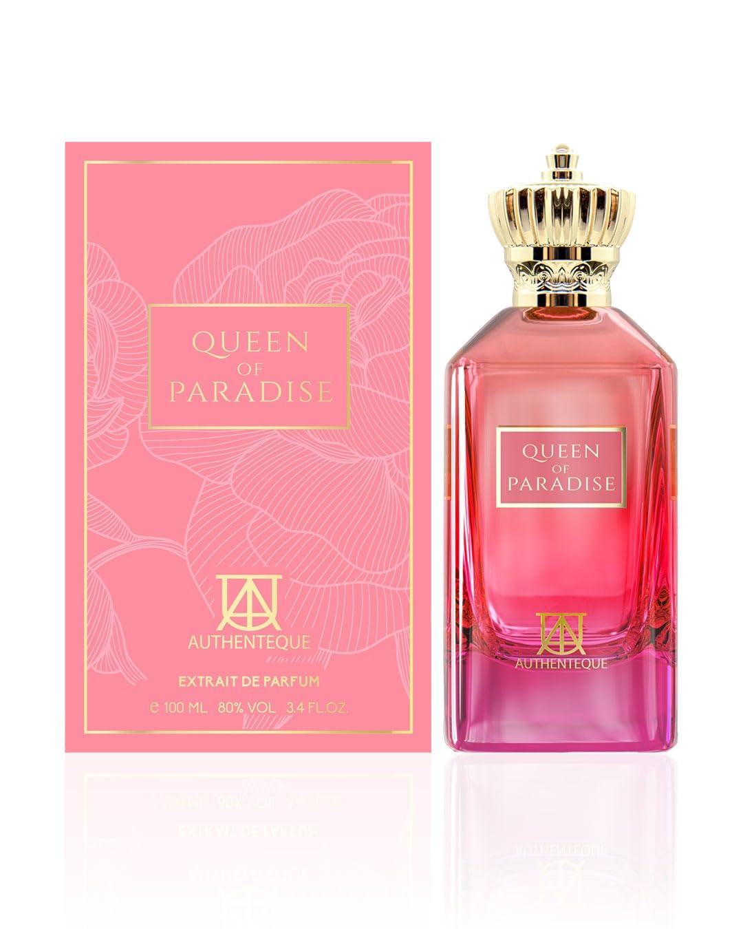 Authenteque Queen of Paradise packaging inside reveals premium presentation