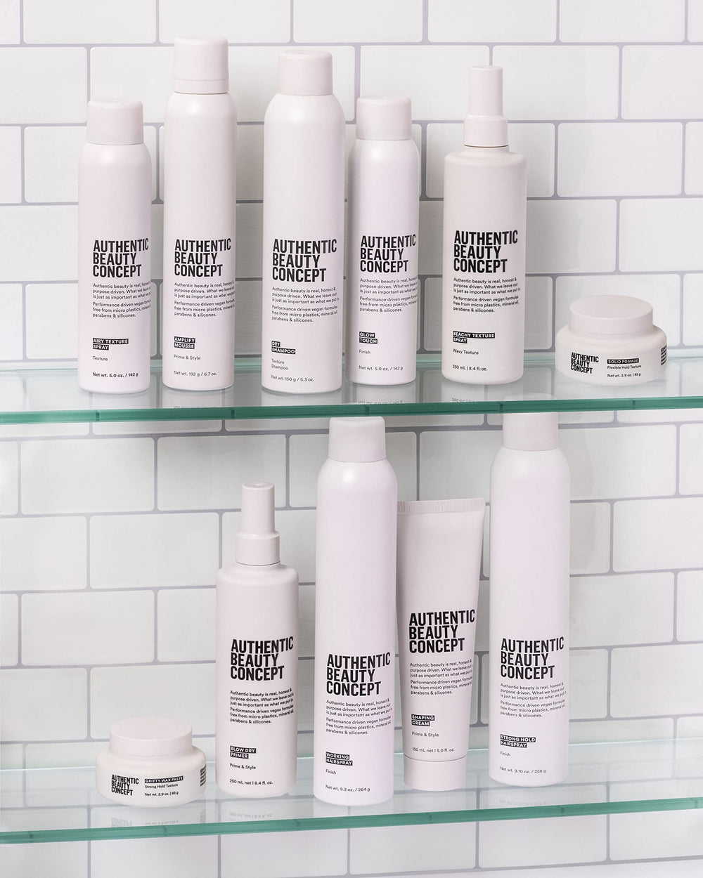 Amplify Mousse vegan and silicone-free ingredients