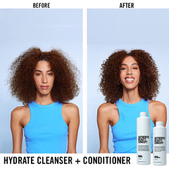 Authentic Beauty Concept Hydrate Conditioner dispense pump demonstrates controlled application