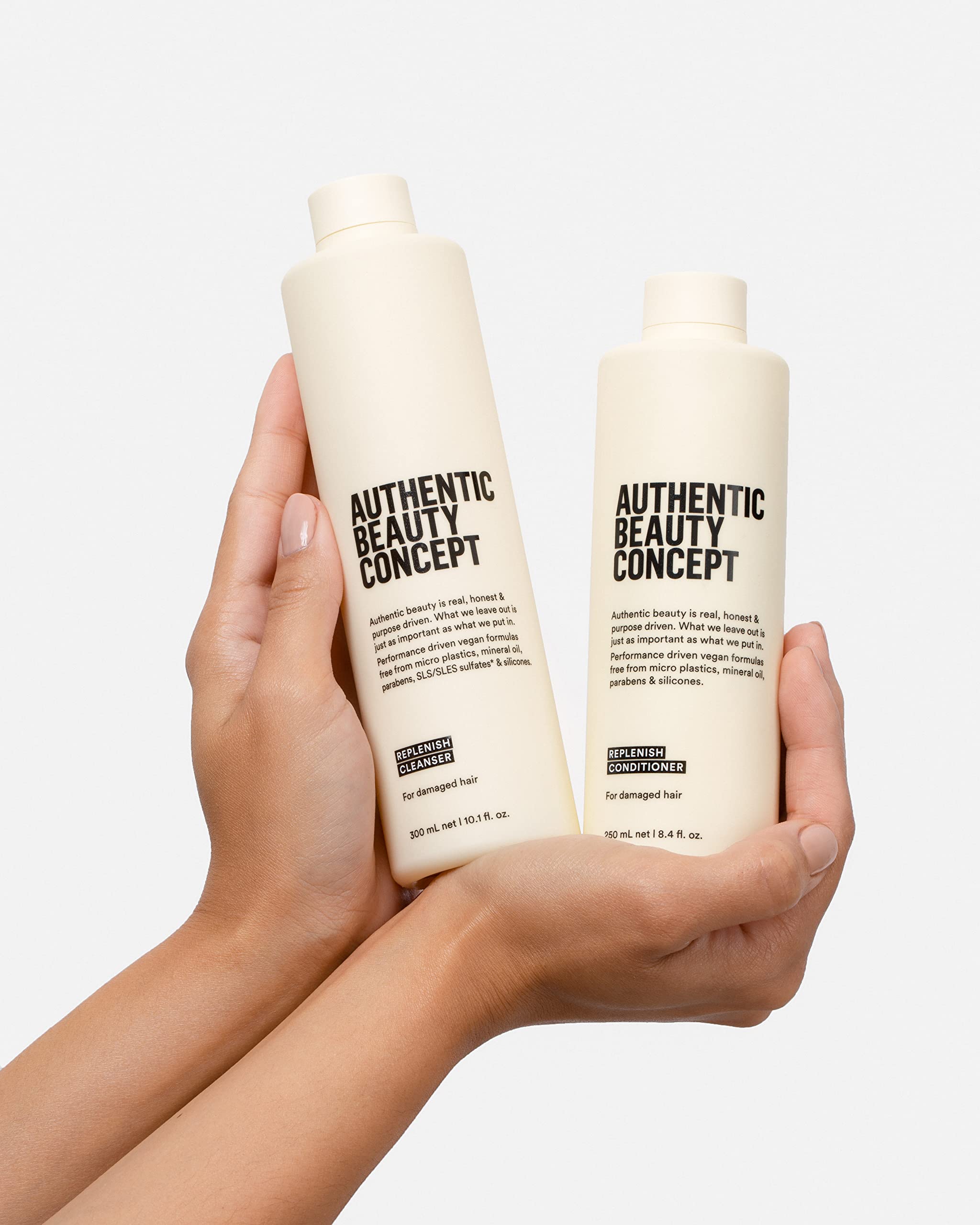 Silicone-free Replenish Cleanser formula avoids heavy residue