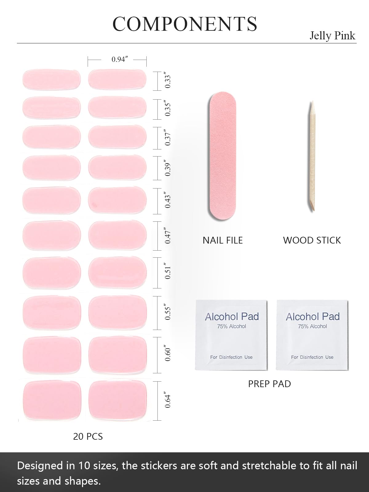 AutyaMee prep pads—clean nails ensure better adhesion.