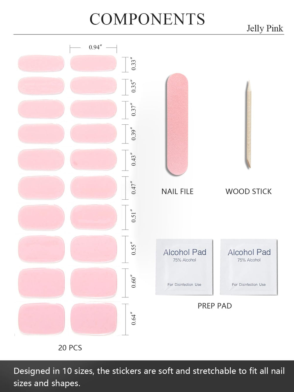 AutyaMee prep pads—clean nails ensure better adhesion.
