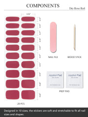 AutyaMee prep pads, nail file, and wooden stick ready for clean, precise application