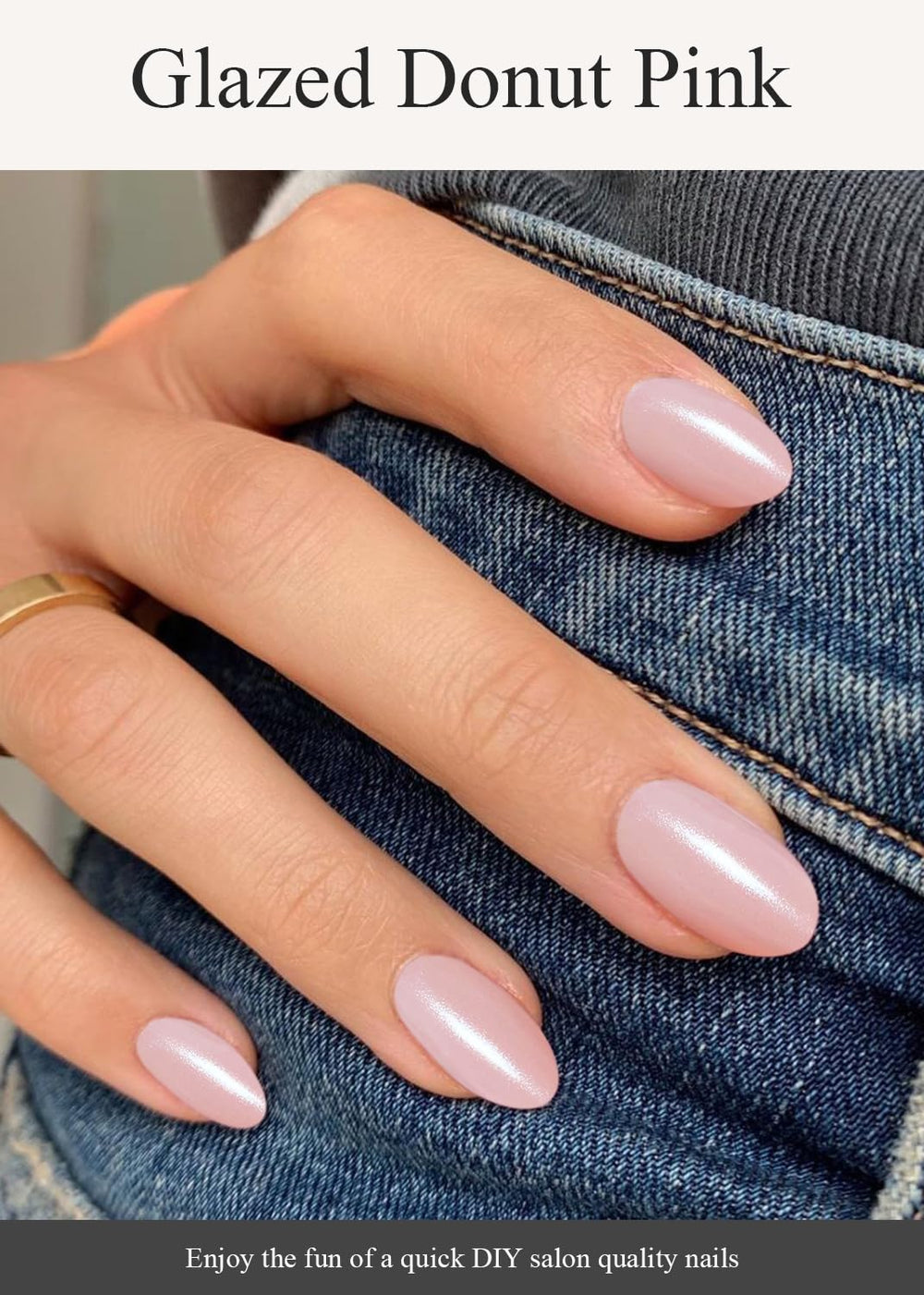 AutyaMee pearl finish gel strips for durable, glossy mani