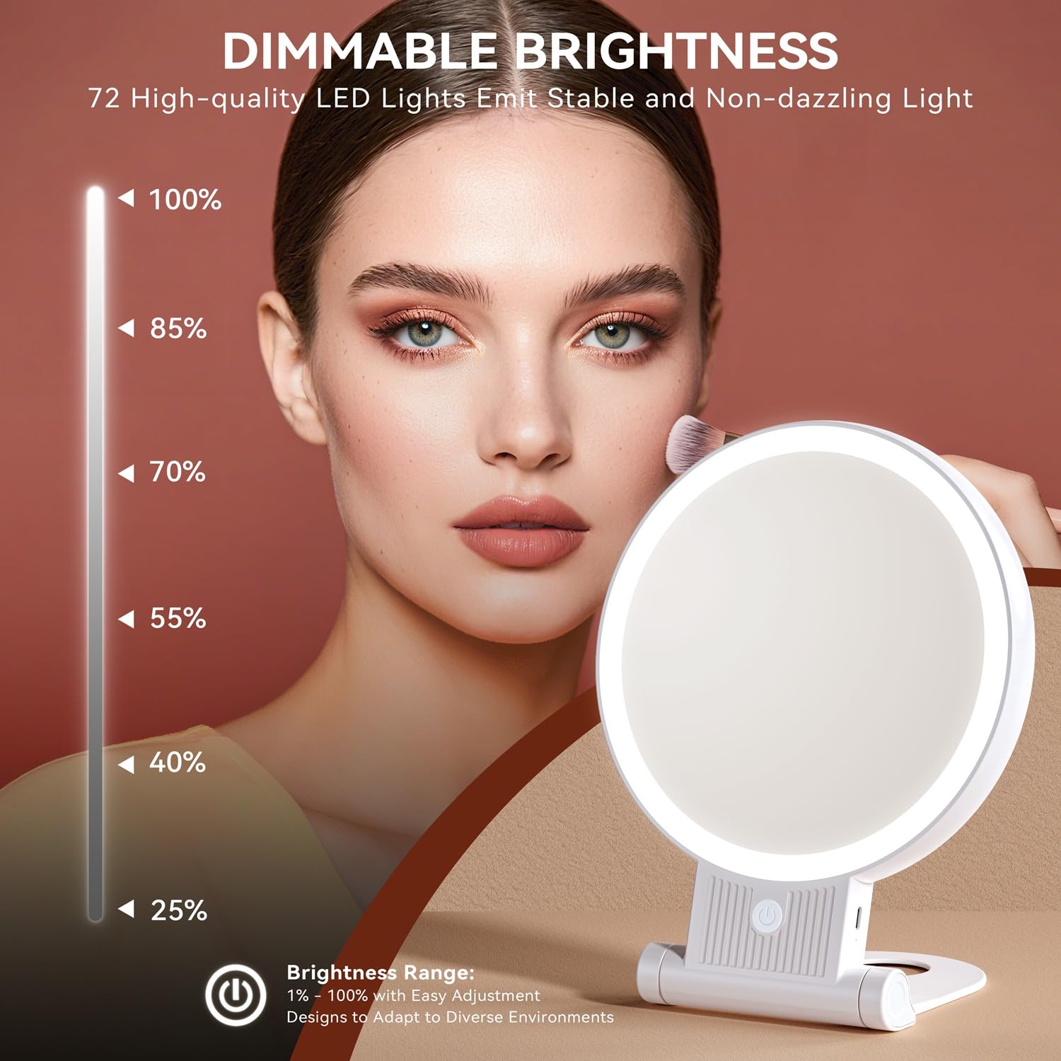 Auxmir 360-degree flexible angle for versatile viewing angles.