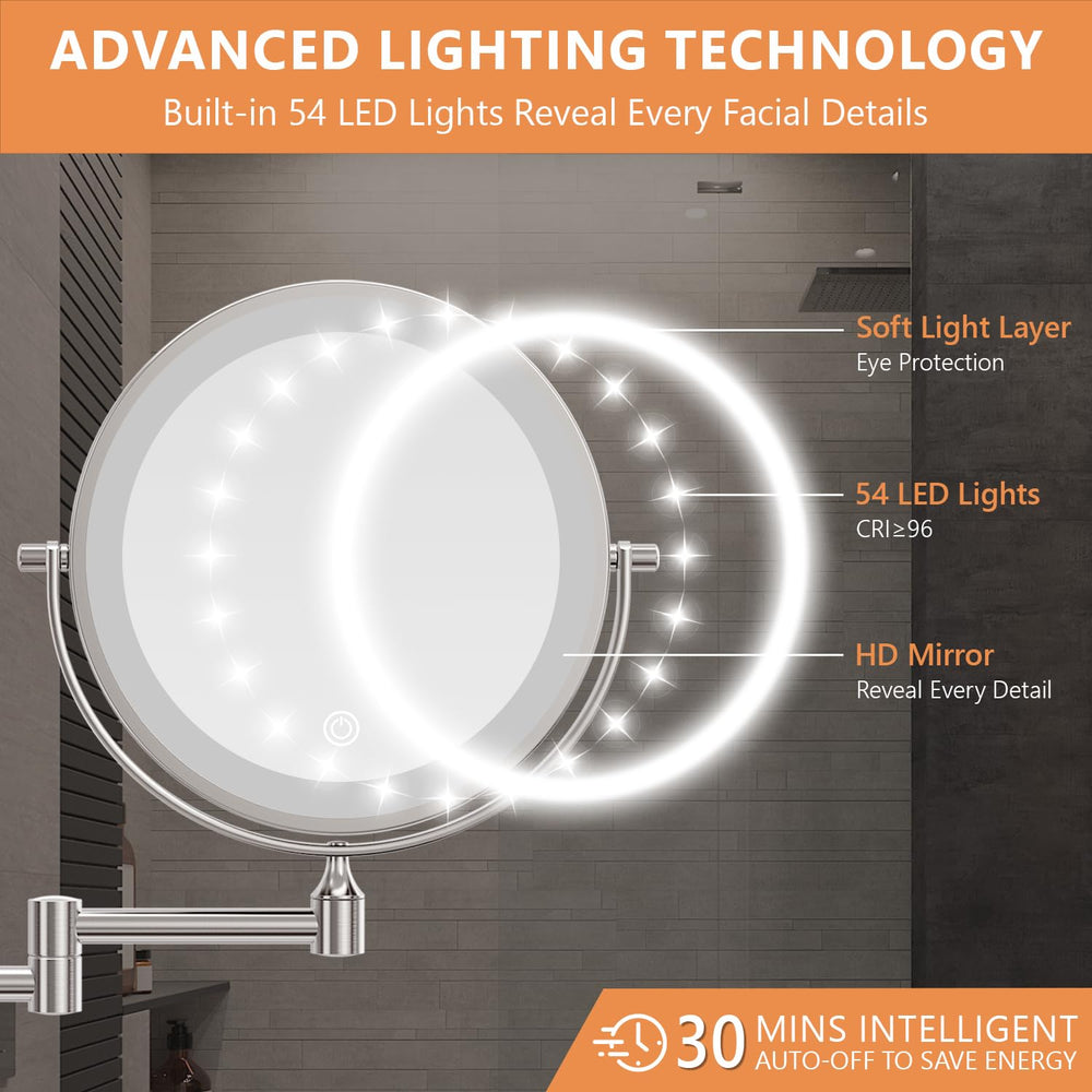 Auxmir 54 LED light system provides bright, color-adjustable illumination