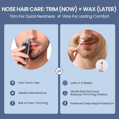 AUZEAL Nose Wax Kit Type-C heating for fast melt