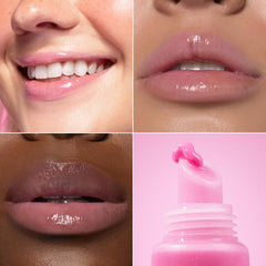 Avatara Dragonfruit Dream tinted lip jelly color swatch shows cool berry shade for daily wear