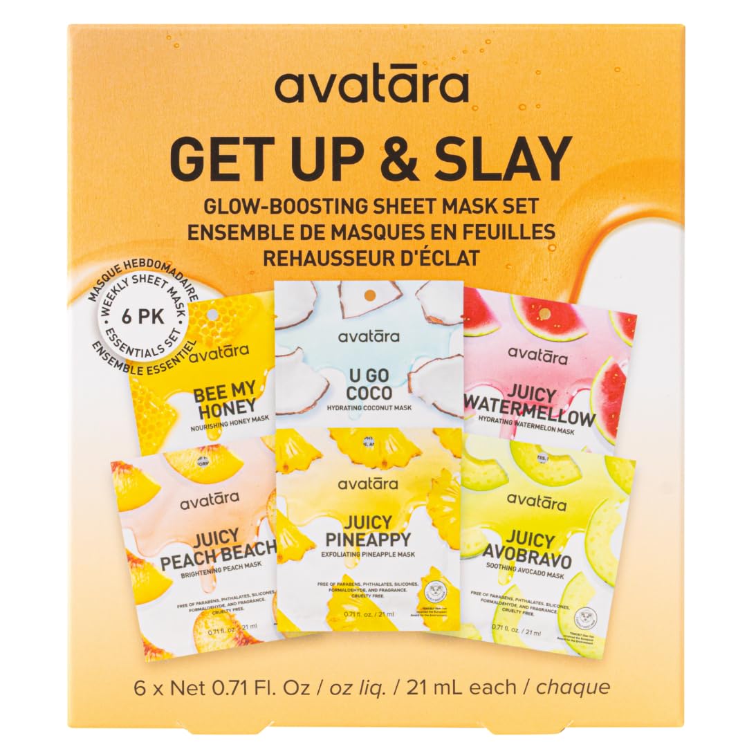 Avatara Get Up & Slay watermelon mask application delivers hydrating refreshment