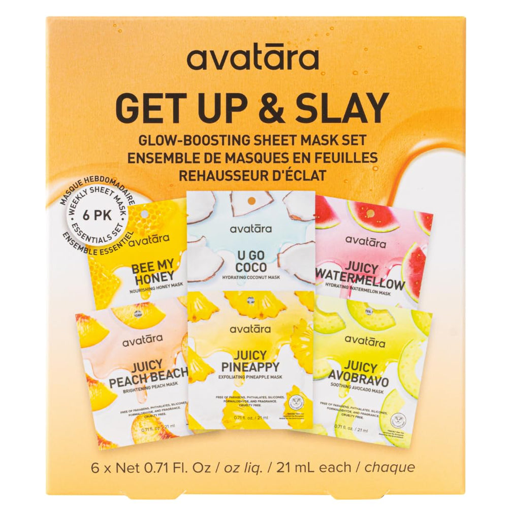 Avatara Get Up & Slay watermelon mask application delivers hydrating refreshment