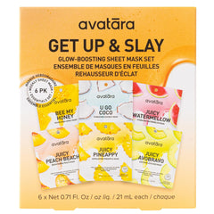 Avatara Get Up & Slay watermelon mask application delivers hydrating refreshment