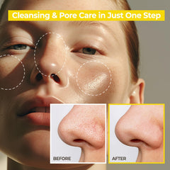 AVCA Blackhead Remover Cleansing Oil makeup removal action melts waterproof makeup.