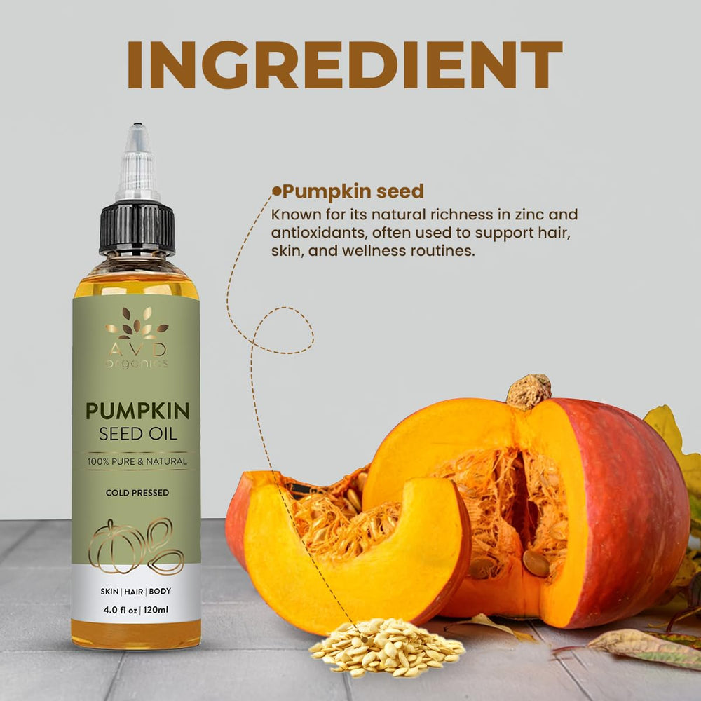 AVD ORGANICS in-hand applying oil to hair for smoother, softer styling benefit