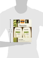 Aveeno lotion dispensing pump demonstrates easy grip and mess-free application.