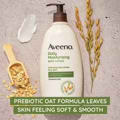 Aveeno barrier illustration showing protective barrier from colloidal oatmeal for hydration