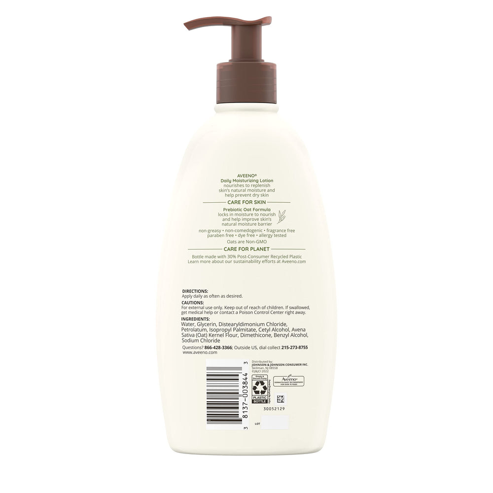 Aveeno two-bottles-pack view highlighting value in a two-pack skincare routine