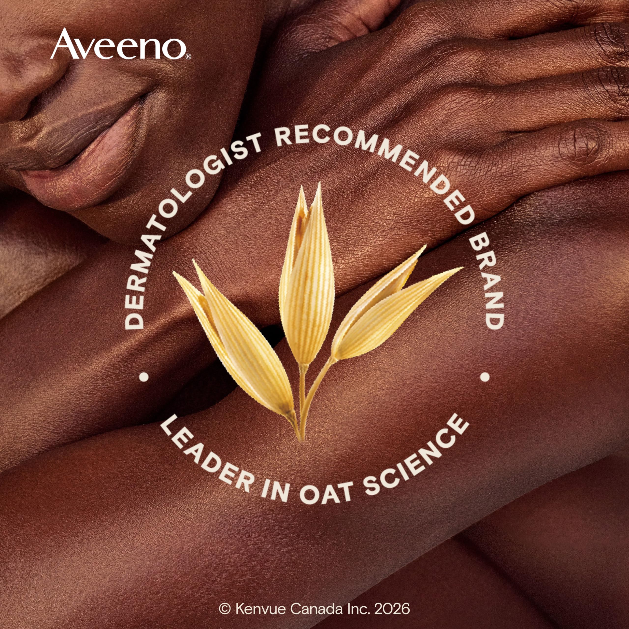Aveeno jojoba oil drop close-up showing natural emollient benefit