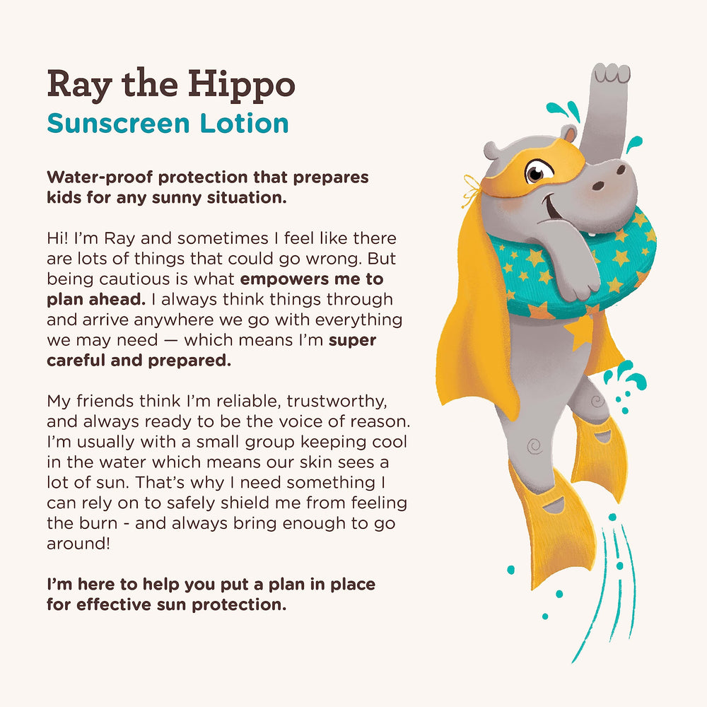 Aveeno Kids fragrance-free packaging emphasizes allergy-friendly sunscreen for sensitive skin