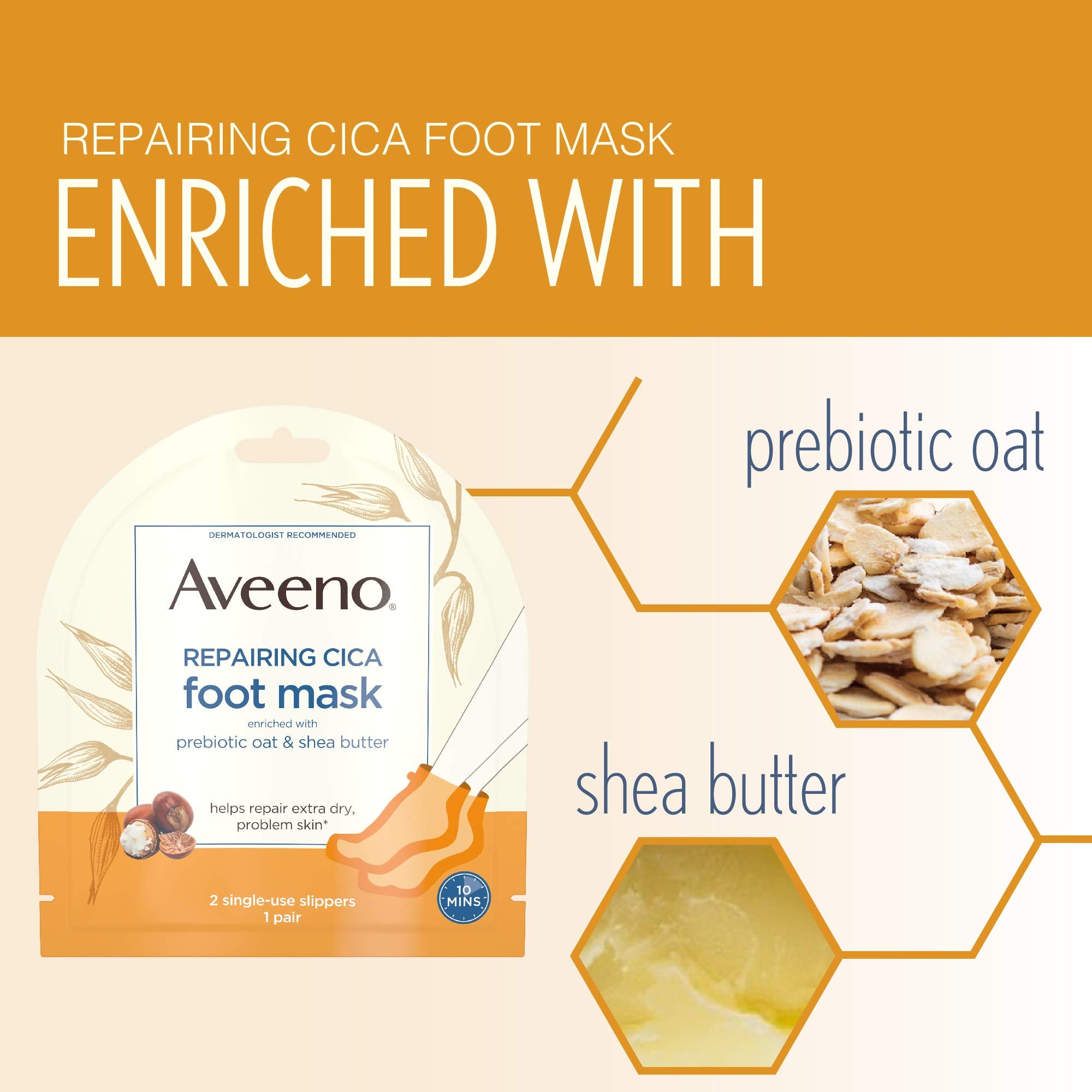 Aveeno Repairing CICA fragrance-free label emphasizes sensitive-skin suitability.