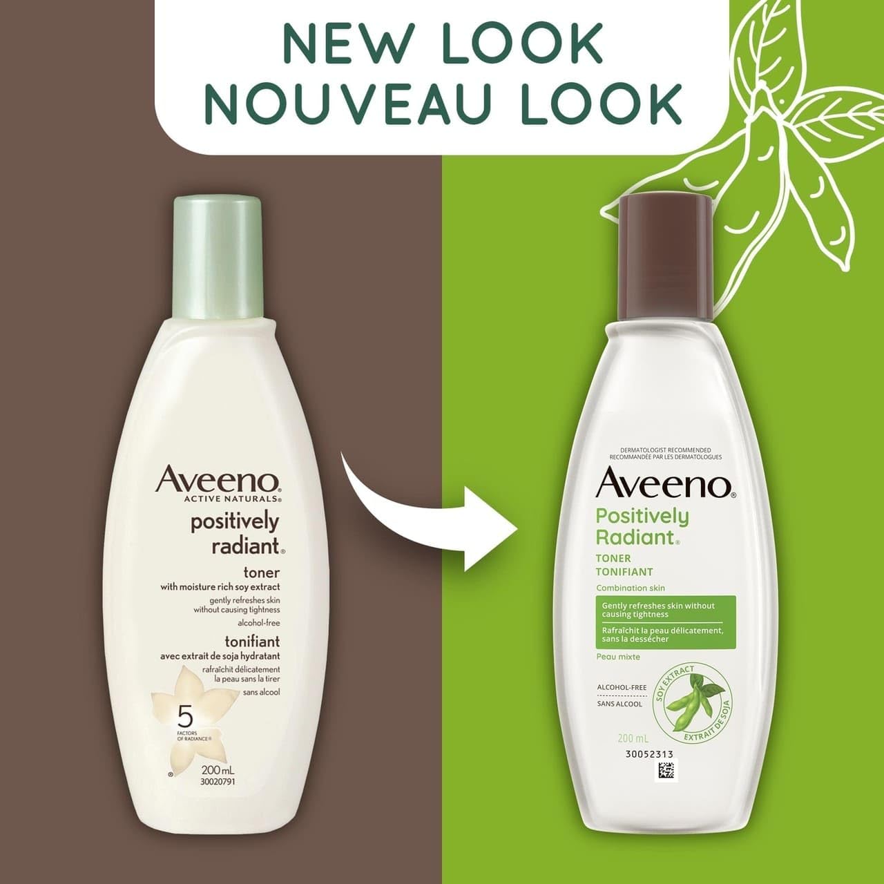 Aveeno toner on cotton pad for refreshing daily skincare routine.