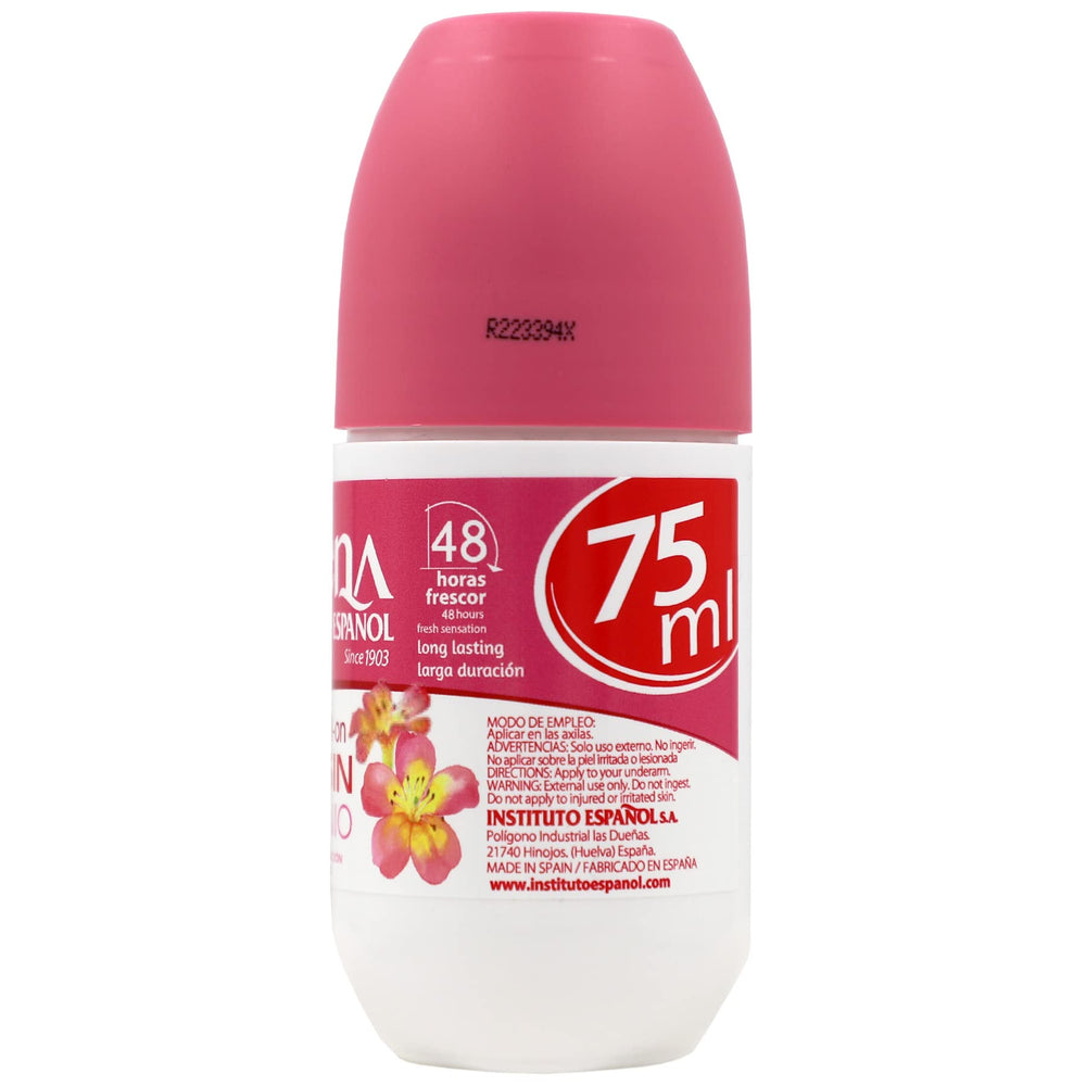 Avena Instituto Espanol deodorant roll-on 48-hour freshness for daily wear.