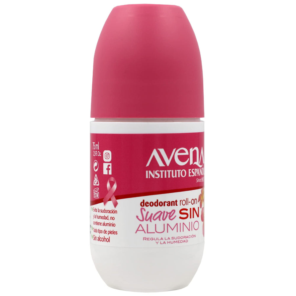Avena Instituto Espanol deodorant roll-on fast-drying formula helps prevent staining.