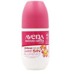 Avena Instituto Espanol deodorant roll-on features sacha inchi oil for skin moisturization.