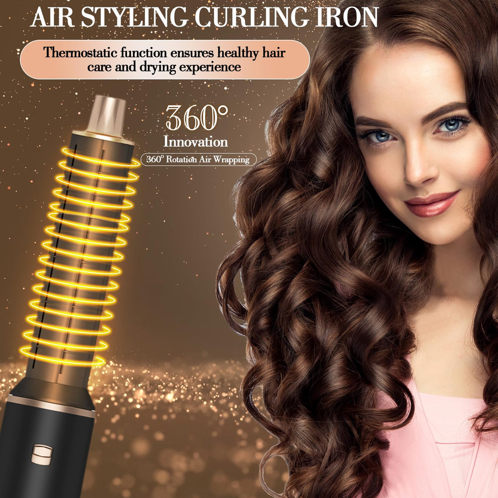 AVENHO 5-in-1 Hot Air Brush detachable accessories simplify travel and storage.