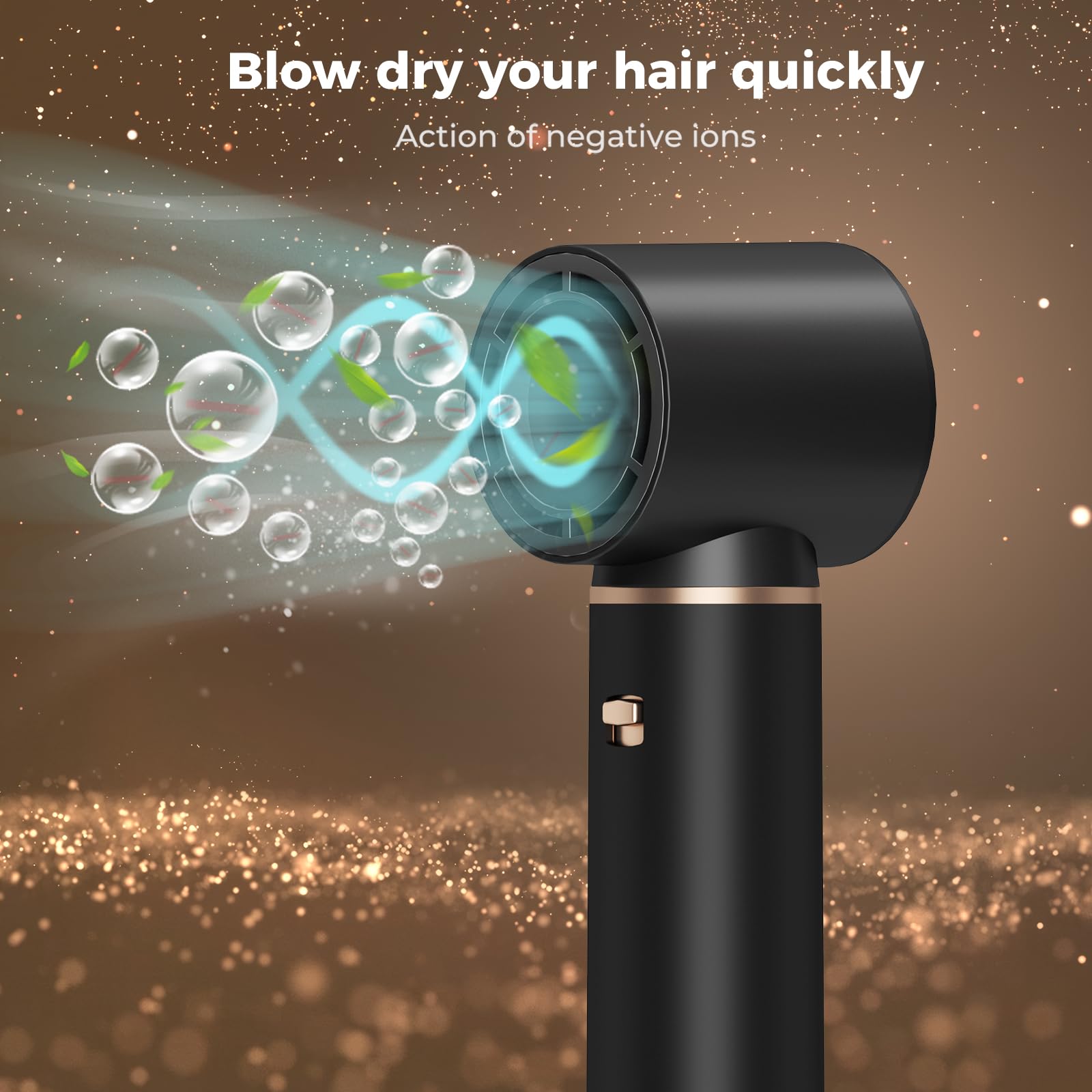AVENHO 5-in-1 Hot Air Brush temperature settings tailor heat to hair type.
