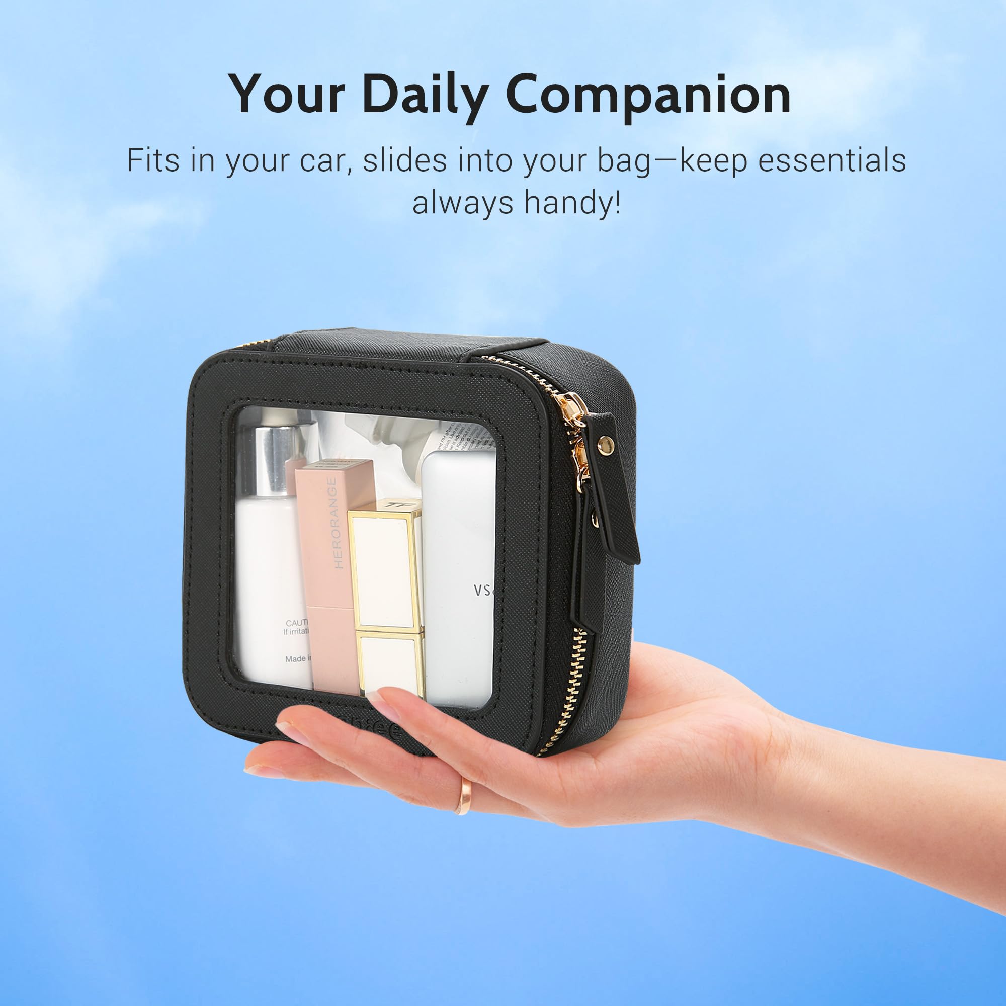 Aveniee Mini Clear Makeup Bag gift-ready packaging suitable for thoughtful gifts.
