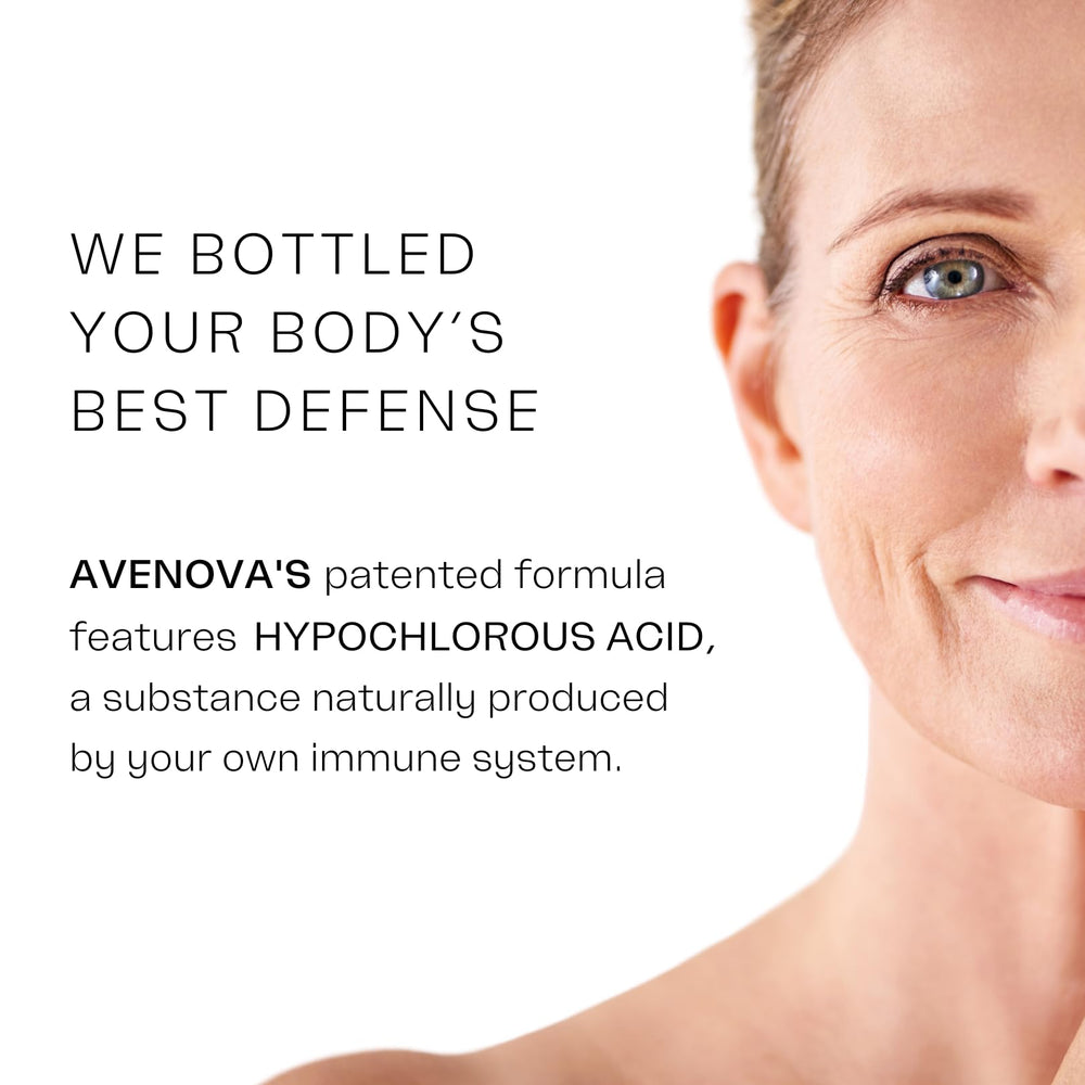Avenova sting-free hypoallergenic spray for sensitive eyes.