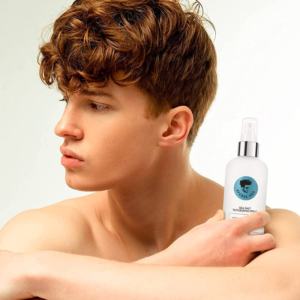 Avenue Man Sea Salt Spray design in New York supports modern, travel-friendly packaging
