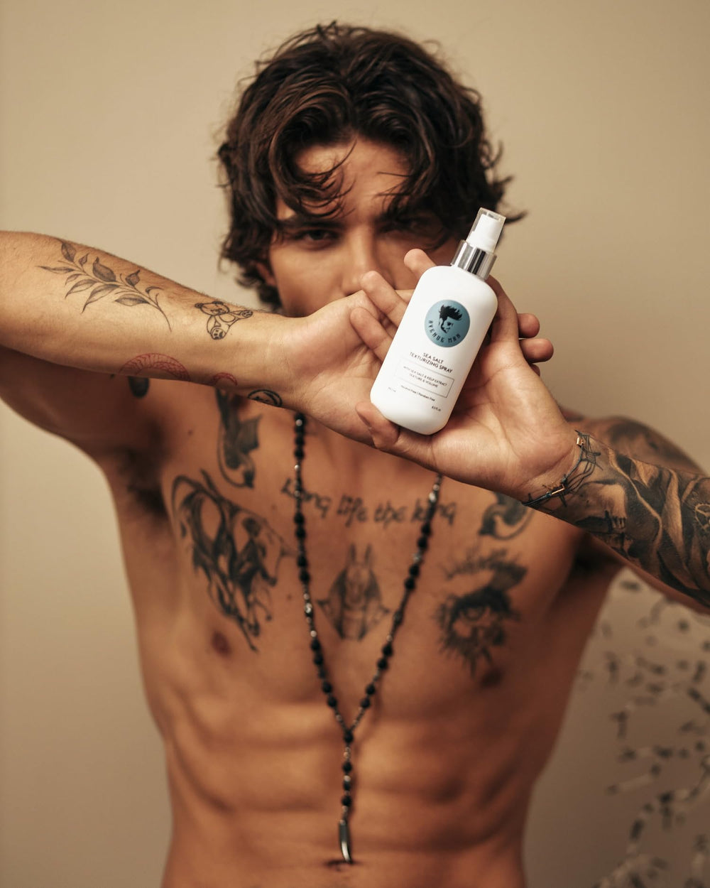 Avenue Man Sea Salt Spray is paraben-free for cleaner styling