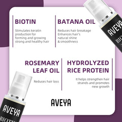 AVEYA batana and castor oil ingredients on the label