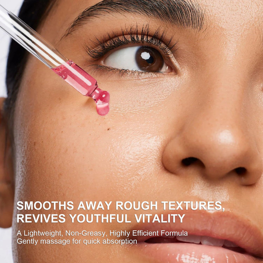 AVJONE Niacinamide Serum application scene suggests a calming daily skincare ritual.