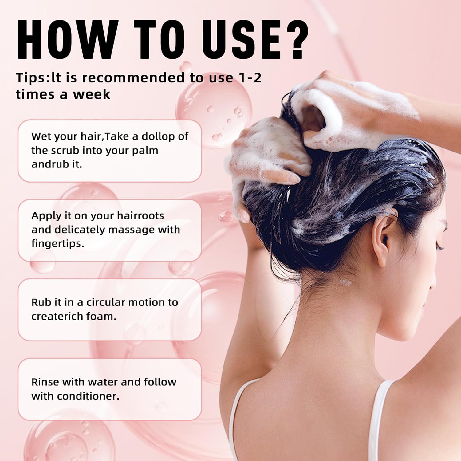 Avocado Oil Scalp Scrub after-use refreshed scalp feel