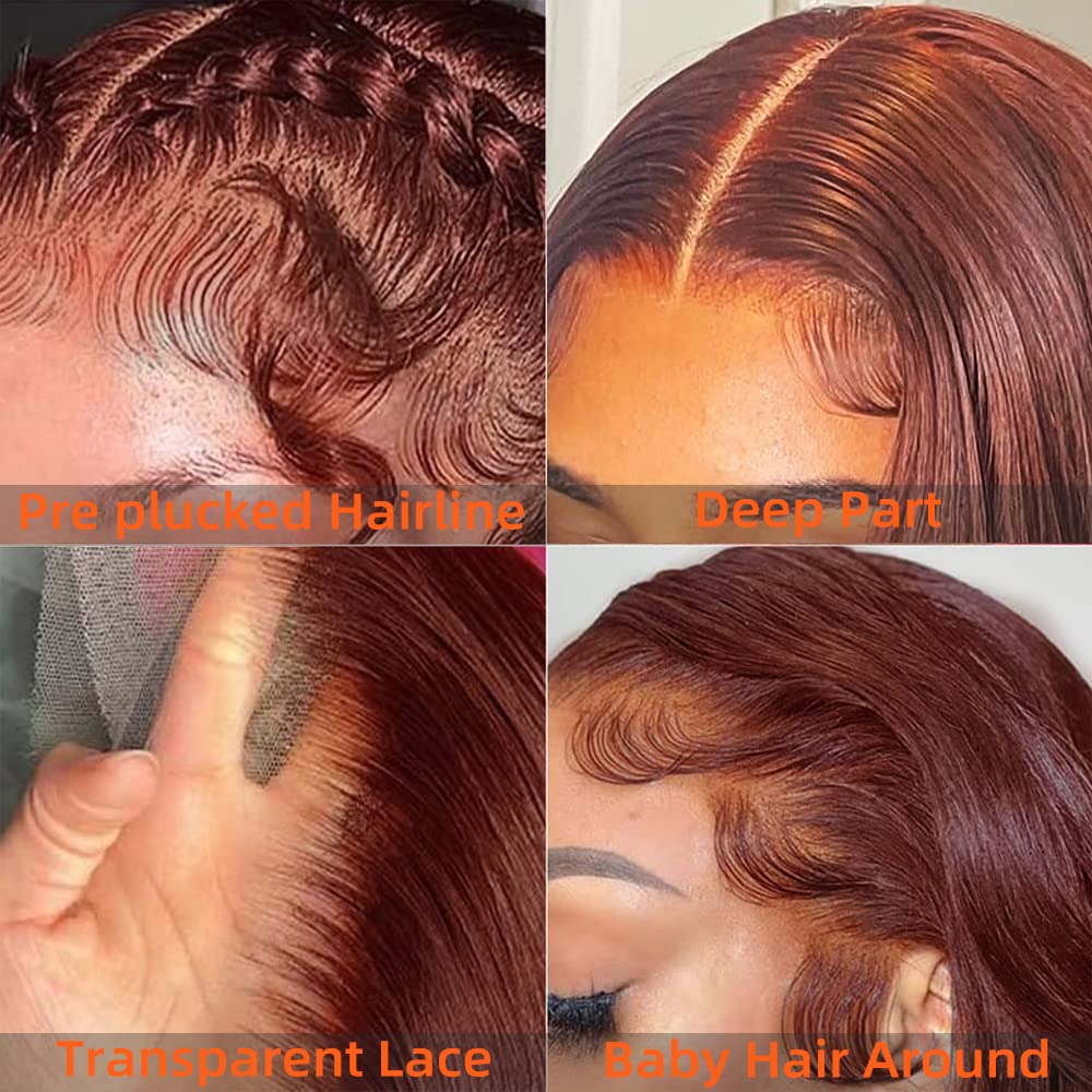 Peluca Avolo prepeinada con pelos frontales para aspecto natural.