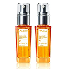 AVON Anew Vitamin C Radiance Serum Maximizing bottle label showing 10% Vitamin C benefits.