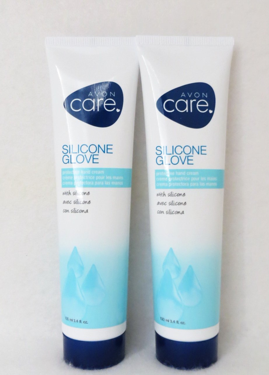 Avon Care Silicone Glove hand cream pack—deeply moisturizing protection for daily tasks.