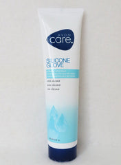 Avon Care Silicone Glove cream close-up—creamy texture for quick absorption.