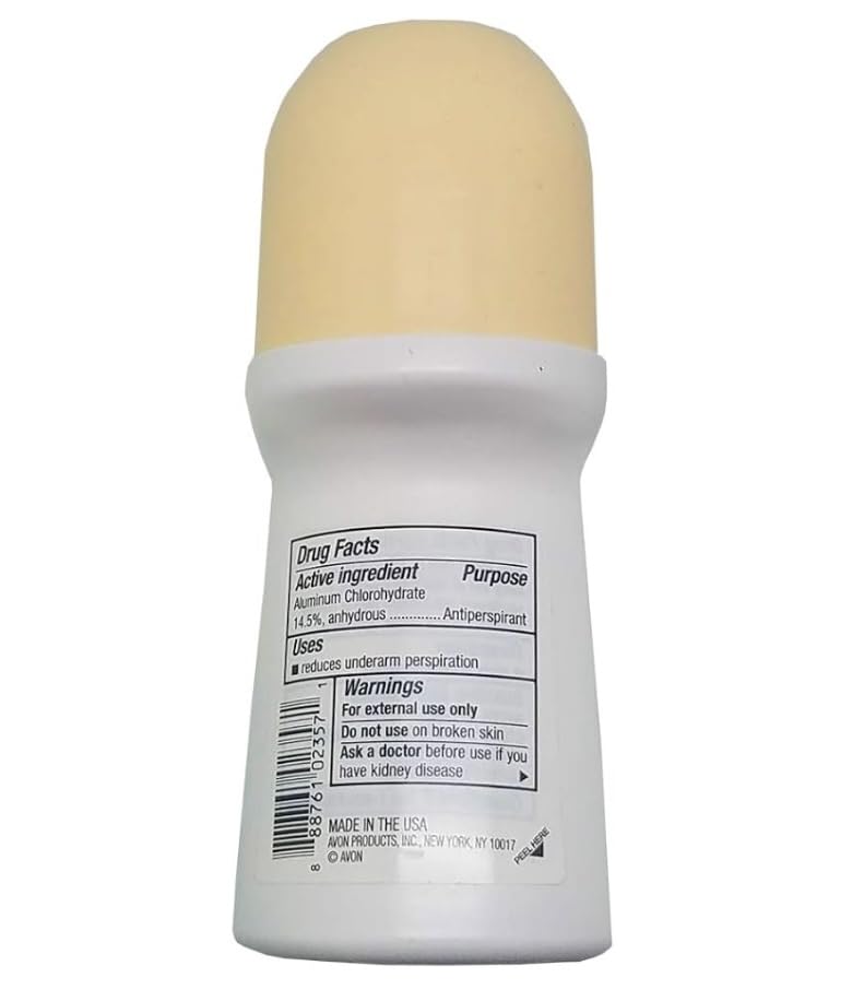 Avon Far Away roll-on deodorant pack shot highlights a six-pack value for travel and daily use.