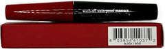 AVON fmg Glimmer mascara brush close-up highlighting waterproof formula