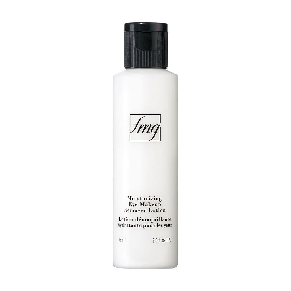 AVON fmg Moisturizing Eye Makeup Remover Lotion bottle shows gentle cleansing and hydration.
