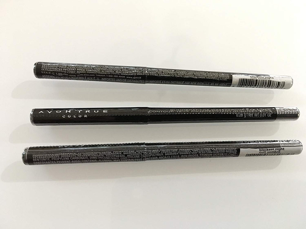 AVON Glimmersticks Waterproof Eye Liner swatch highlights light coverage with a sparkling finish.