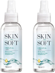 AVON Skin So Soft Original Dry Oil Spray 2-pack bottle for lasting moisture