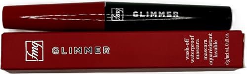 AVON wash-off mascara black brush shows precise lash definition.