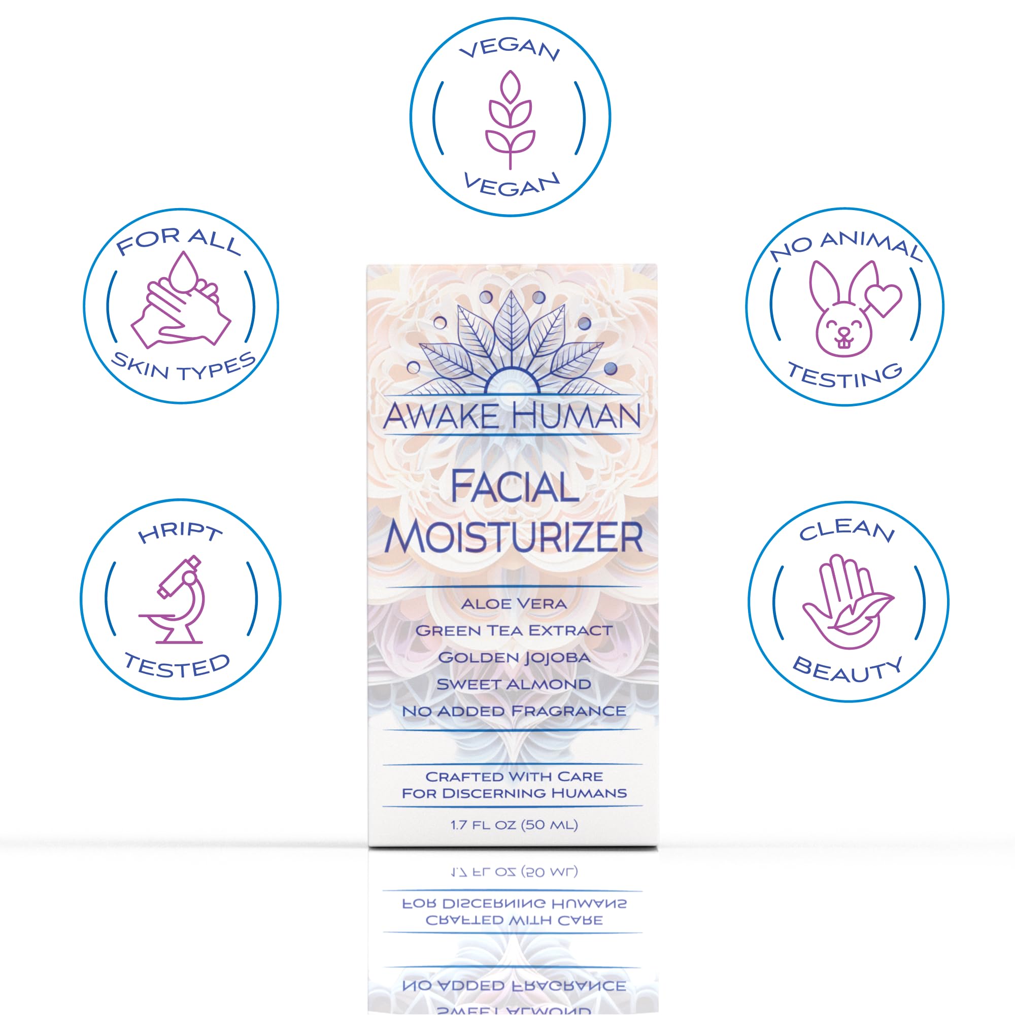 Awake Human shea butter and plant oils close-up for nourishing moisture.