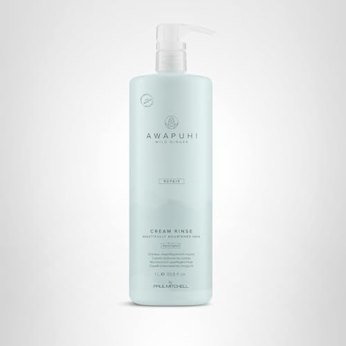 Awapuhi Wild Ginger Cream Rinse finish-glow on hair suggests healthy-looking shine.